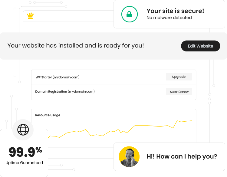 ExoHost dashboard preview